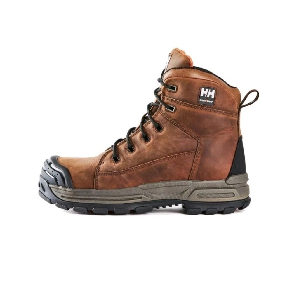 Helly Hansen Men's Denison 6" Composite Toe Waterproof Boots Work Brown Size 10M